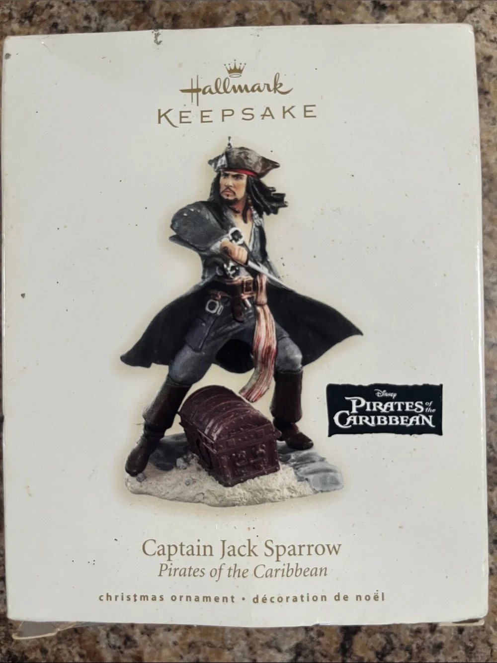 Hallmark Keepsake Captain Jack Sparrow Ornament - 2007 NIB